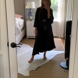 Zara NWOT Long sleeve Black dress